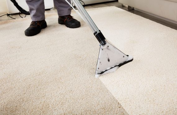 Close-up Of A Person Cleaning Carpet With Vacuum Cleaner